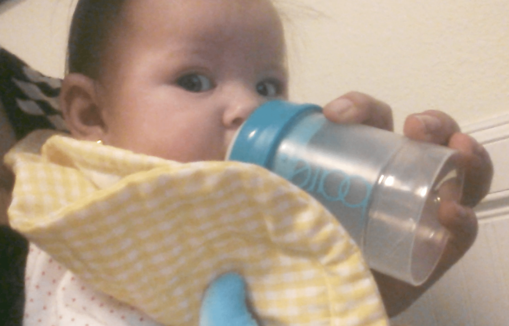 The longest she has ever latched on to a bottle