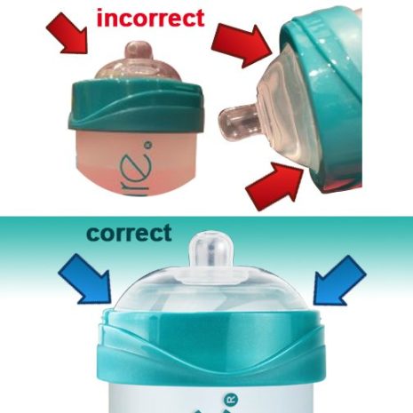 correct nipple Bare assembly