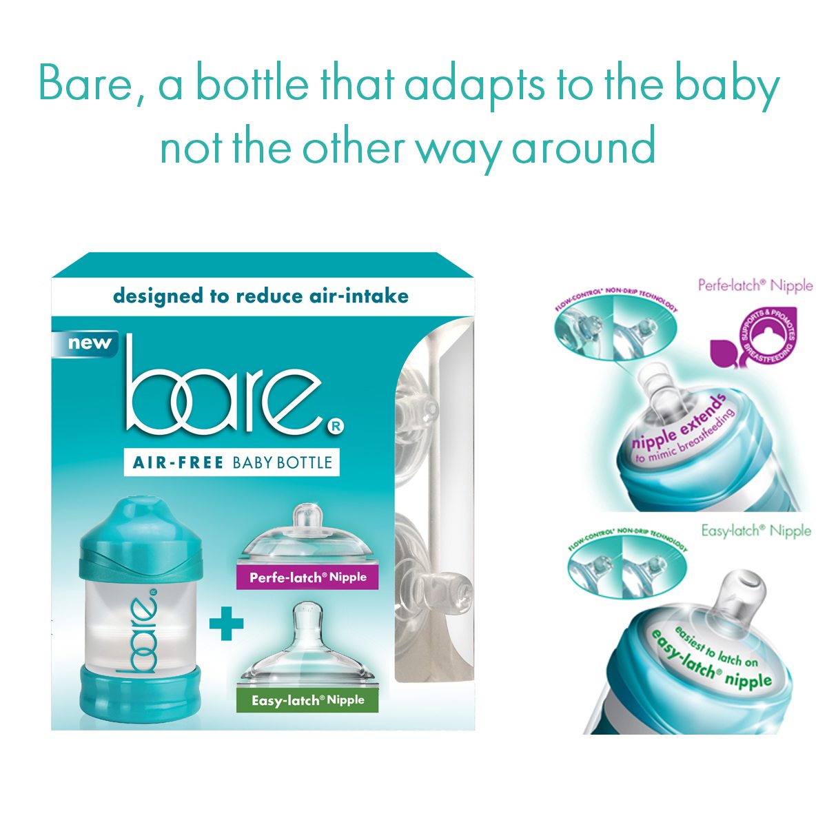 Baby Bottle for breastfed &amp; gassy, fussy, reflux babies ...