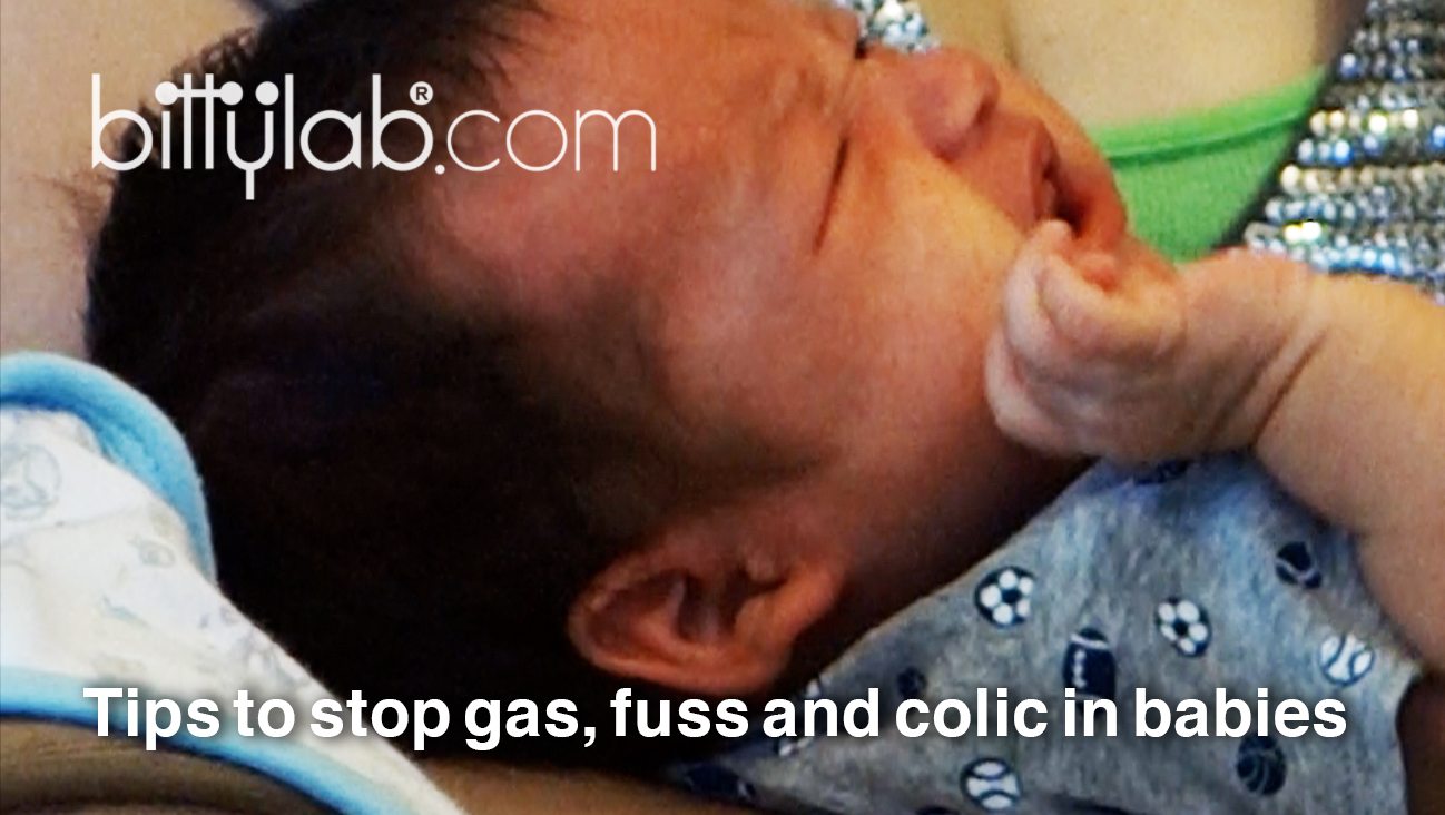 gassy breastfed baby