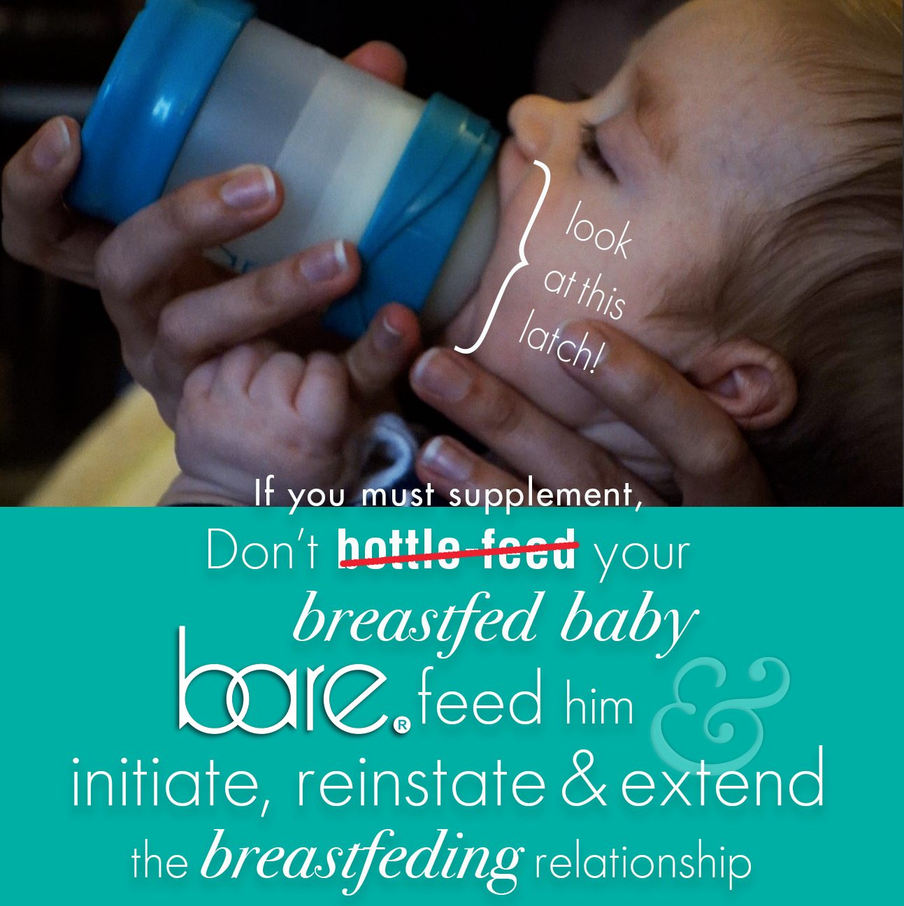 best way to bottle feed a breastfed baby