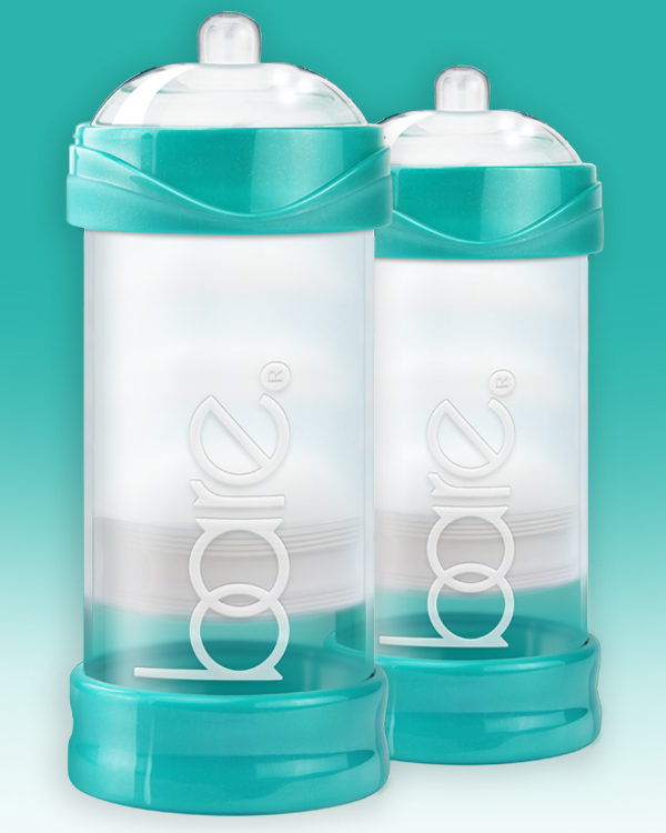 Bare® Airfree feeding system, a healthier alternative to baby bottles.