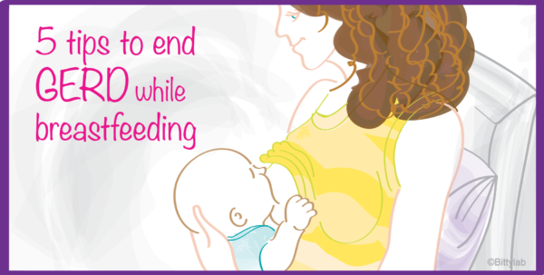 Acid reflux in breastfed infants