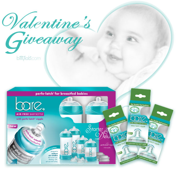 Enter to Win a Bare Air-free Starter Set (with Perfe-latch & Easy-latch nipples)