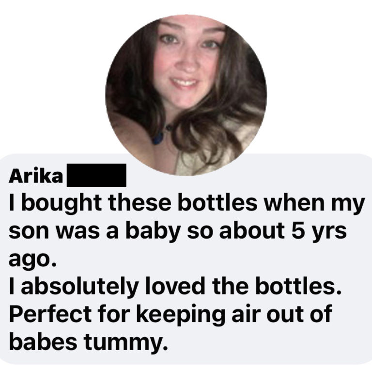 Keeps air out of baby’s tummy