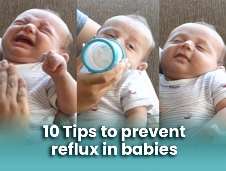 10 tips to prevent reflux in babies